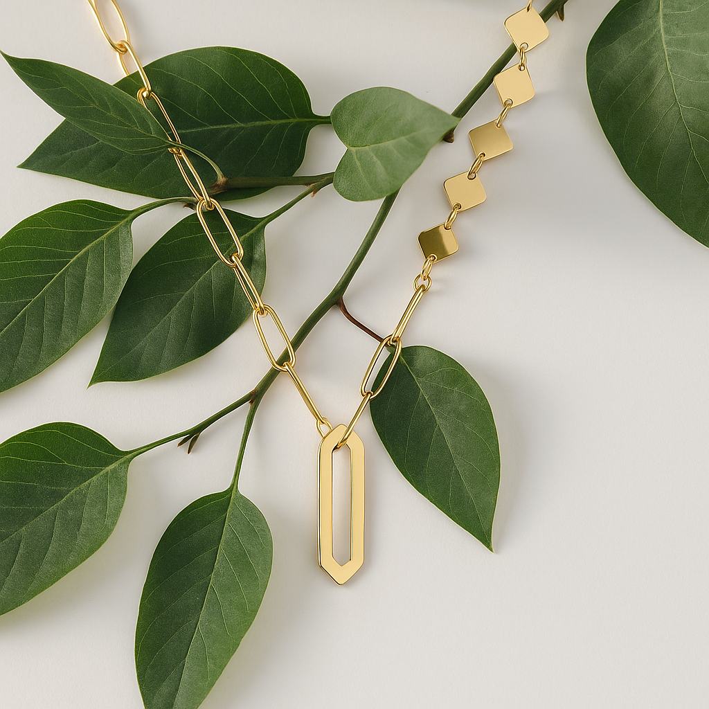 Linear Charm Necklace