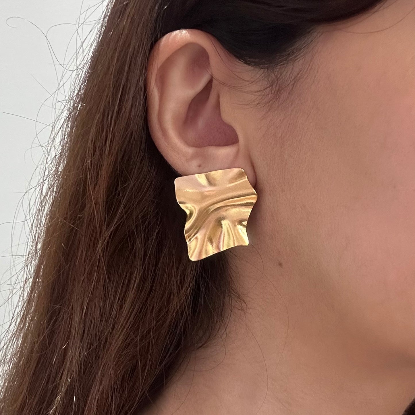 Molten Gold Earrings