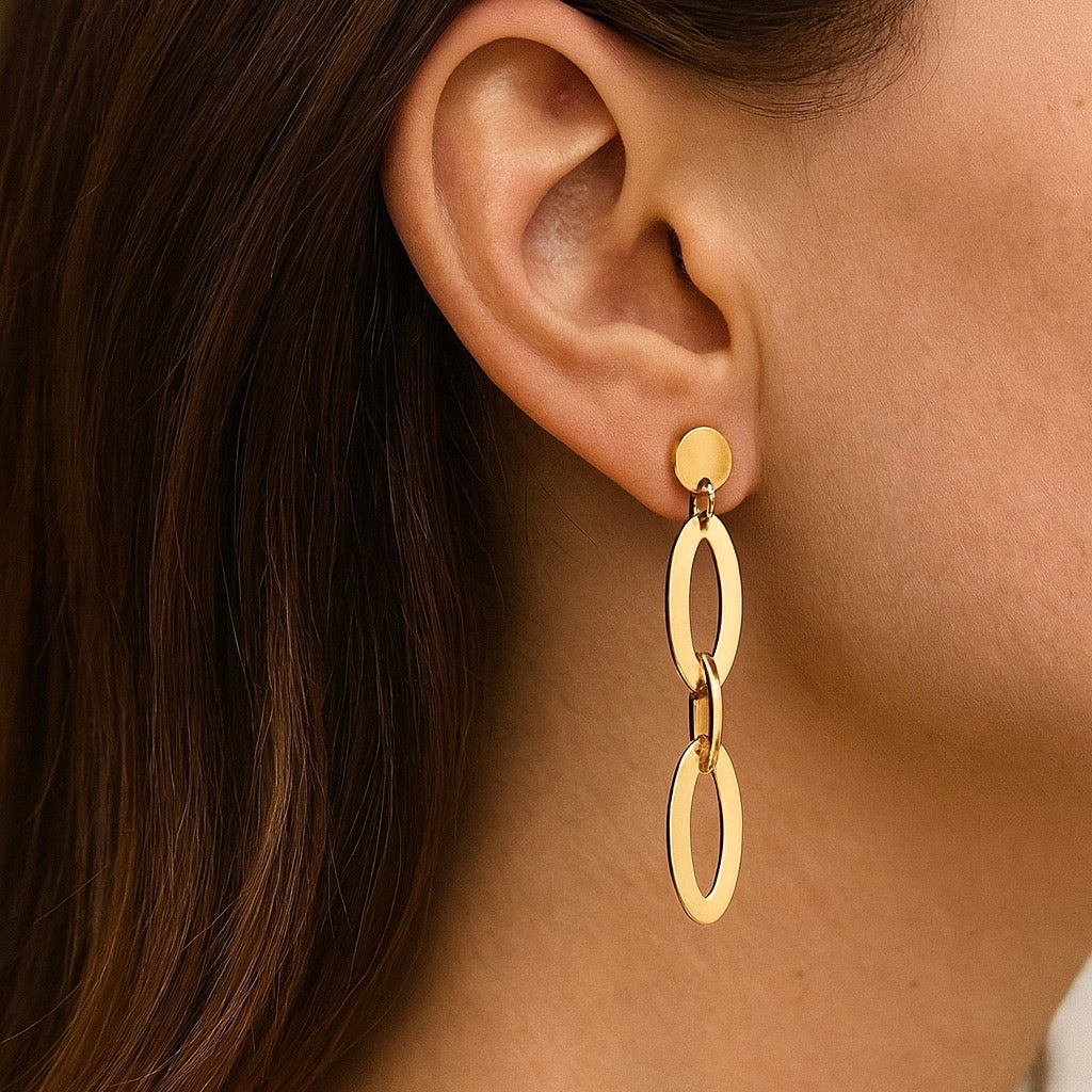 Linéa Gold Drop Earrings