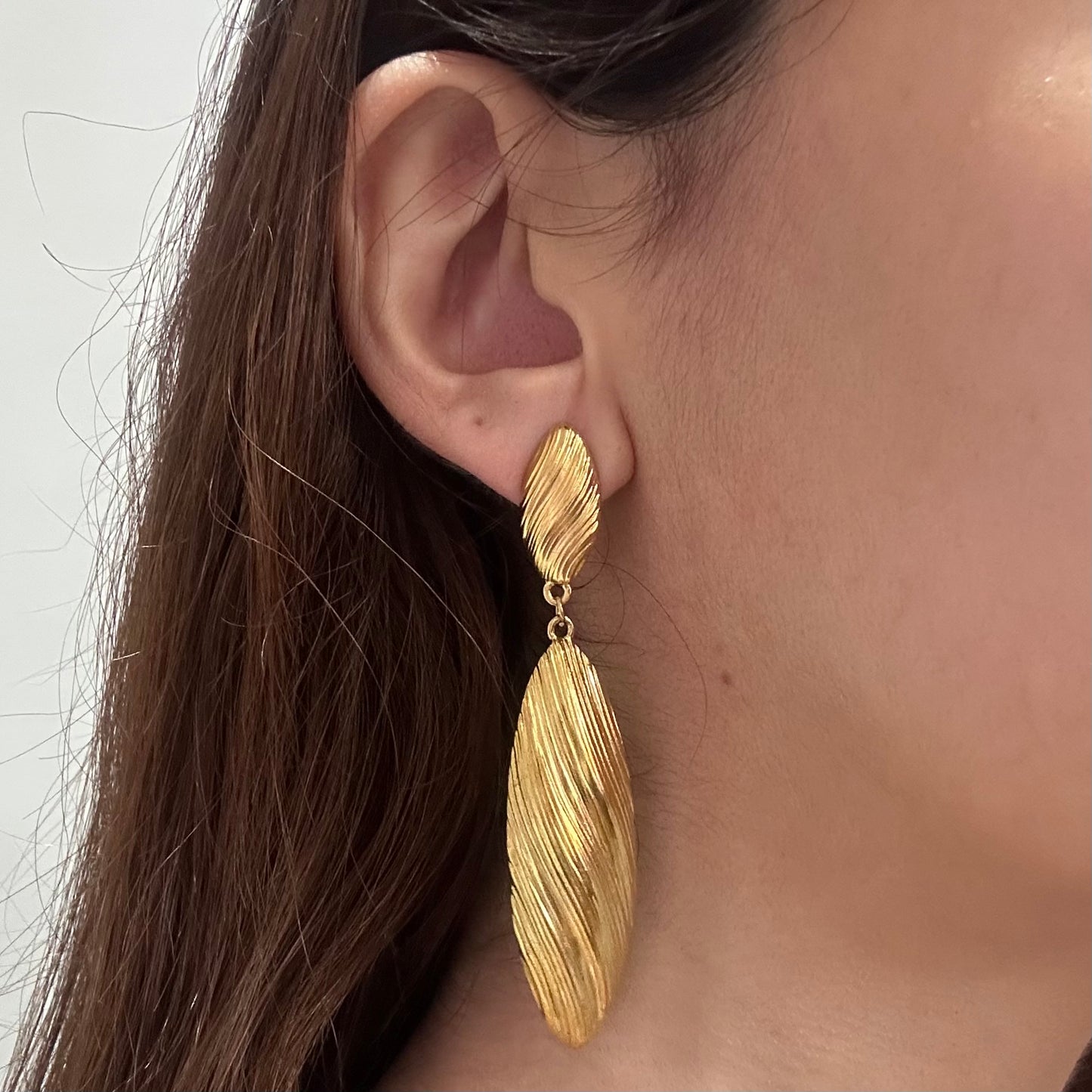 Drift Textured Drop Earrings