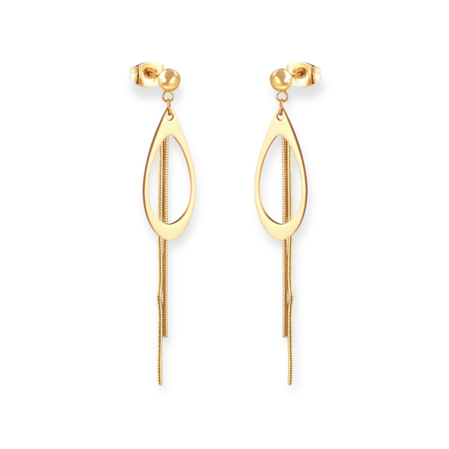 Teardrop Threader Earrings