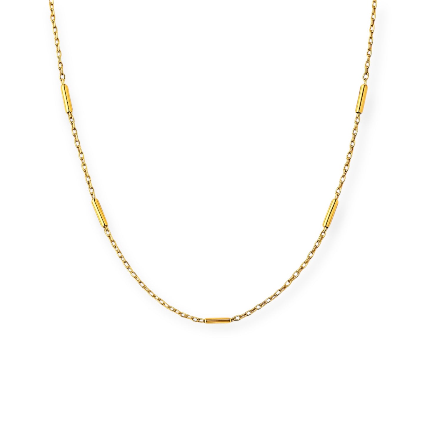 Golden Rain Necklace
