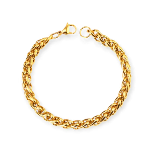 Twined Gold Bracelet