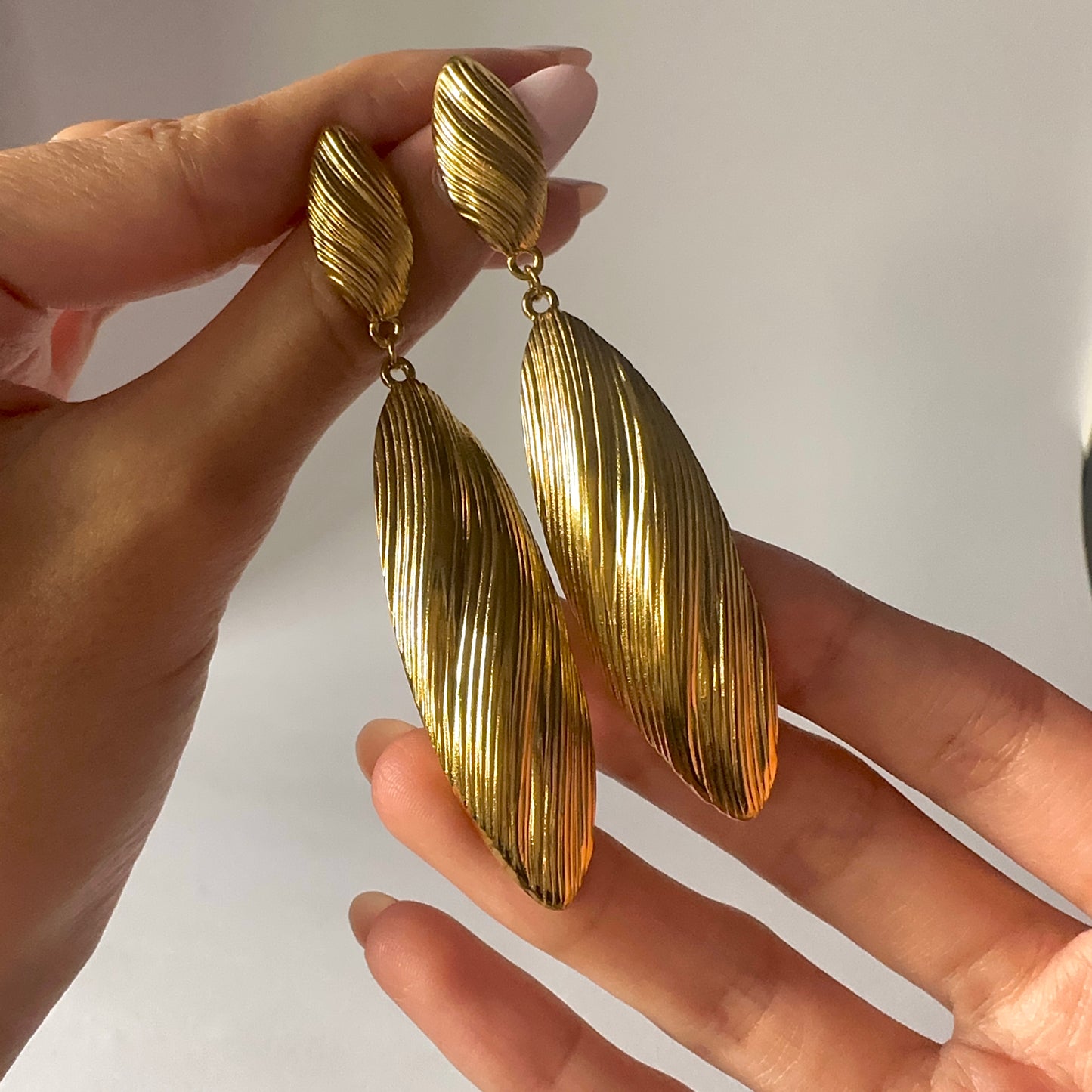 Drift Textured Drop Earrings