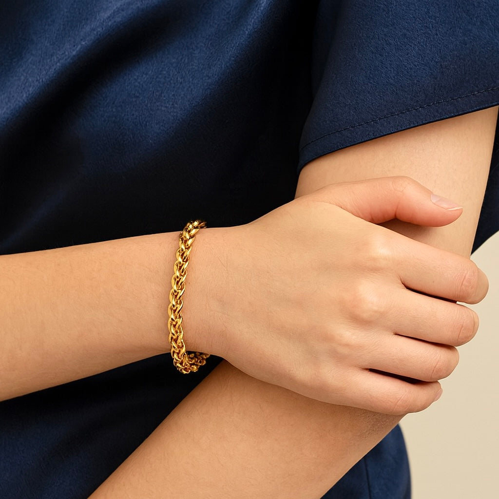 Twined Gold Bracelet