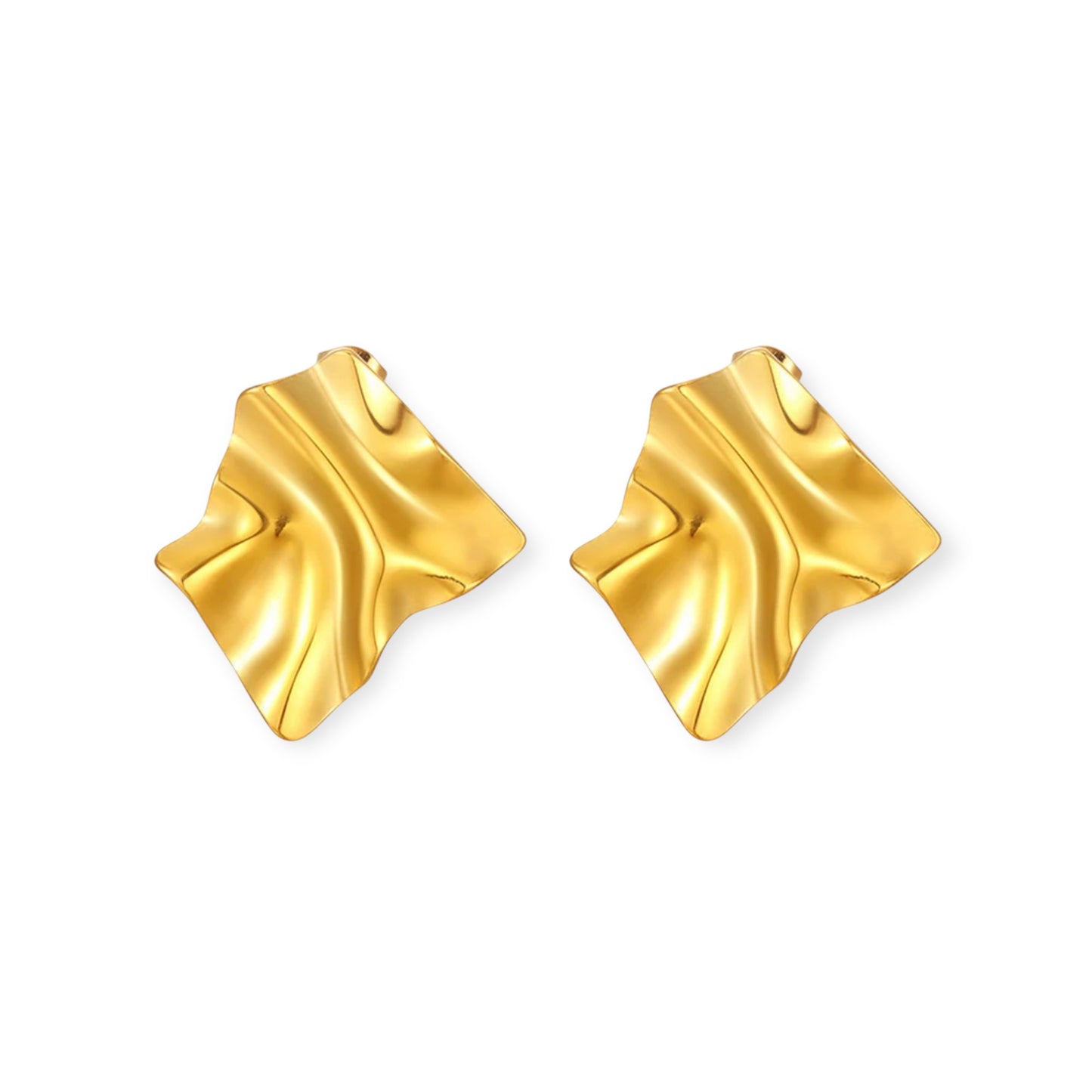Molten Gold Earrings